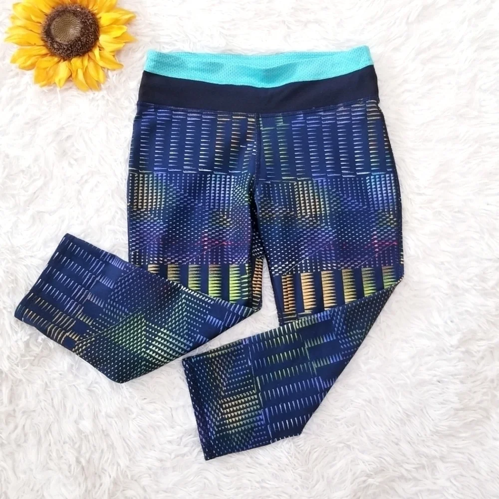 Patagonia Girls Centered Crop Tights Leggings Outdoors Large 12